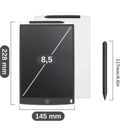 Resim Svein 8,5 Inç Writing LCD Grafik Dijital Kalemli Çizim Tableti Silinebilir Not Yazma Eğitim Yazı Tahtası 