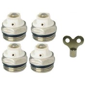 Resim Panel Radyatör ve Havlupan Hava Alma Purjör 4 Ad+1 Anahtar Metalik Gri 