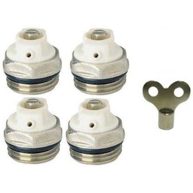 Resim Panel Radyatör ve Havlupan Hava Alma Purjör 4 Ad+1 Anahtar Metalik Gri 