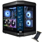 Resim DRAGOS North Evo Vision Plus 7x Argb Fan Type C + PCI-E 4.0 Riser LCD Ekranlı Bilgisayar Kasası 