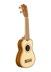 Resim Lanikai Spst-S Ladin Masif Kapak Soprano Ukulele 