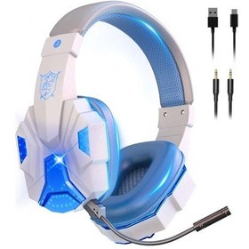 Resim Springsun Ps5/ps4/pc/switch İçin Çift Modlu Led Işıklı Kablosuz Oyun Kulaklığı - Beyaz 