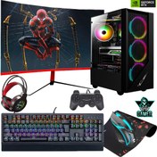 Resim GAMELİNE ELS16 RYZEN 5 5600 32GB DDR4 1TB SSD RTX3060 12GB 24" CURVED OYUNCU MASAÜSTÜ BİLGİSAYAR 