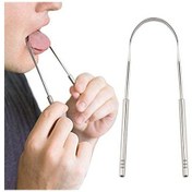 Resim Paslanmaz Çelik Yararlı Dil Sıyırıcı Temizleyici Taze Nefes Temizleme Kaplı Dil Ağız Hijyen Bakım Araçları 