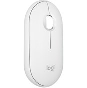 Resim logitech M350s Pebble 2 Bluetooth Kablosuz Sessiz Kompakt Mouse - Beyaz 