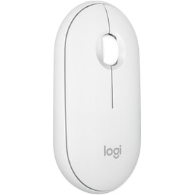 Resim logitech M350s Pebble 2 Bluetooth Kablosuz Sessiz Kompakt Mouse - Beyaz 
