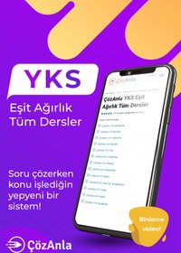 Resim ÇözAnla TYT AYT Eşit Ağırlık Tüm Dersler 