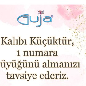 Resim Guja Çocuk Taşlı mantar terlik ( kalıbı 1 numara küçüktür ) 