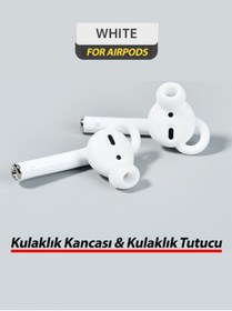 Resim Esf Apple Airpods Kulaklık Kancası - Kulaklık Tutucu 