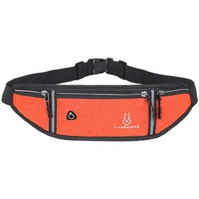 Resim Fosenze Oranj Suluğa Dayanıklı Ultra İnce Mini Bel Çantası - Spor, Koşu, Outdoor Kullanıma Uygun - Telefon Ve Aksesuar Taşıma - Unisex Portakal 