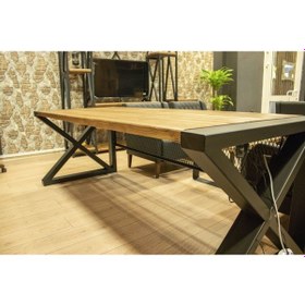 Resim Masif Ağaç Bilgisayar Masası 160 85 76 Cm Açık Ceviz 