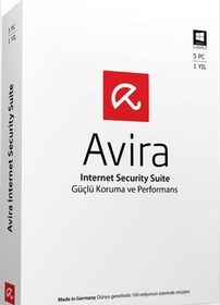 Resim Avira Internet Security Suite 5 Kullanıcı 1 Yıl 