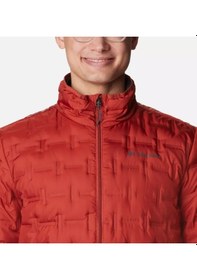 Resim Columbia Delta Ridge Down Jacket Erkek Outdoor Mont Kırmızı Wo0955-849 001 
