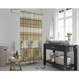 Resim Zethome Jackline Banyo Duş Perdesi 7708 Tek Kanat 1X180X200 