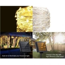 Resim Solar Peri LED 20M 200 LED Gün Işığı 