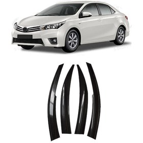 Resim Toyota Corolla Uyumlu Cam Rüzgarlığı 4Lü 2013-2017 Arası 