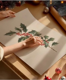 Resim Çerçevesiz Poster Çobanpüskülü 