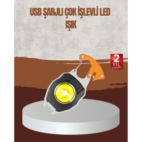 Resim Taşınabilir Çok Amaçlı LED Işıklı Anahtarlık 