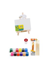 Resim Rich Funny Kids 15 Ml Akrilik 12 Li Masaüstü Şövale Seti 