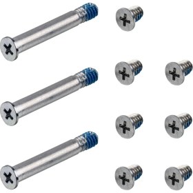 Resim Macbook Pro A1286 A1278 A1297 ile Uyumlu Alt Kapak Vidaları Screw Gümüş 