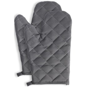 Resim Yanmaz Ve Isıya Dayanıklı Fırın Eldiveni 2 Eldiven Füme 