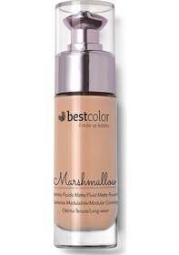 Resim Best Color Fuild Matte Marshmallow A03 Moka Ton Likit Fondöten 03 