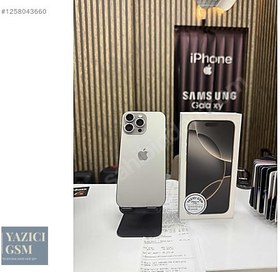 Resim Apple iPhone 16 Pro Max İkinci El TR | 256 GB | Natürel Titanyum 