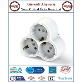 Resim Üçlü Topraklı Golyat Fiş Priz 