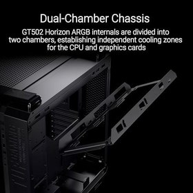 Resim Asus TUF Gaming GT502 Horizon Fansız ATX Oyuncu Kasası 