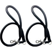 Resim Desingshop 2li Deri Örgü Köpek Gezdirme Kayışı 90cm x 2 