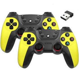 Resim HEJARON LOBO Joystick Gamepad Çiftli TV PC oyun konsolu 2.4G Gamepad Joystick 