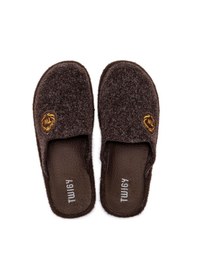 Resim Twigy Data Erkek Ev Terliği Kahverengi 41/45 CC0438 Kahverengi 