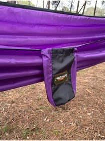 Resim CAMP AND MAP Mini Hamak 210x110 cm Mor 