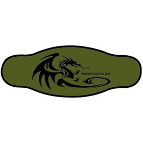 Resim BestDivers Maske Arkalığı DRAGON Neopren Siyah 