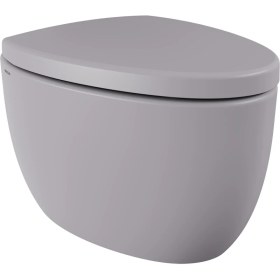Resim Bocchi Etna Asma Klozet Mat Gri 1116-006-0128 Kapak Hariç 
