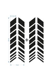 Resim Çınar Extreme 2 Adet Sport Kask, Araba Ayna Gül Pembesi Kask Sticker Çınar Extreme - 0726199637574 