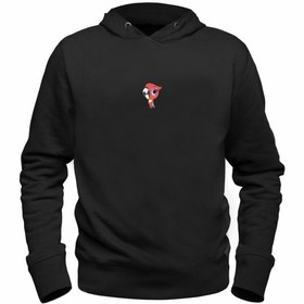 Resim Alfa Tshirt Animal Papağan Tasarımlı Çocuk Siyah Sweatshirt 