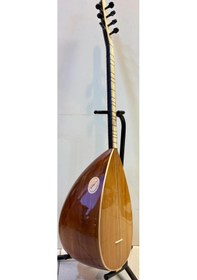 Resim Artemis Tam Profesyonel Kısa Sap Oyma Maun Bağlama 