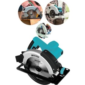 Resim Graizer Alman 3000 Watt Lazerli Bakir Sargili Metal Şanzuman Sunta Kesme Daire Testere Makinesi 185 mm 