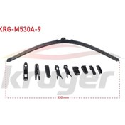Resim KRUGER Sılecek Supurgesı Muz Tıpı 9 Aparatlı 530mm Unıversal 