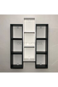 Resim OKYAY MOBİLYA 3'lü Dikey Dolap , Kitaplık , Aksesuar Dolabı , Oyuncak Dolabı 