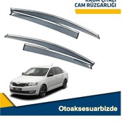 Resim Skoda Rapid Mügen Cam Rüzgarlığı Kromlu Sedan 2012-2020 Arası 4Lü N11.17231 