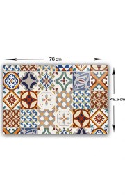 Resim Decorita Çini Desen | Cam Ocak Arkası Koruyucu 