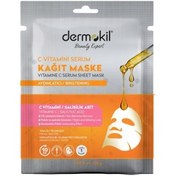 Resim Dermokil Kil içerikli C Vitaminli Serum Kağıt Maske 