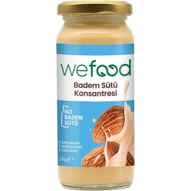 Resim WEFOOD Badem Sütü Konsantresi (%100 Badem) 240g 