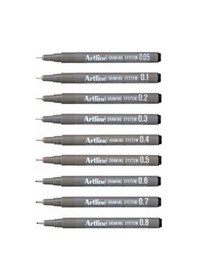 Resim Artline Drawing System Teknik Çizim Kalemi Tam Set 