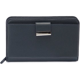Resim Tergan Lacivert Hakiki Deri Erkek El Çantası - S1PC00021357-X86 