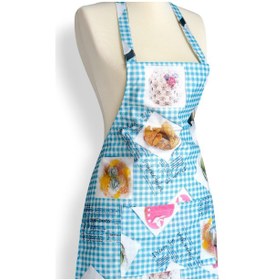 Resim Raşel İkili Paket Sıvı Geçirmez Su Geçirmez Mutfak Önlüğü Çağla 