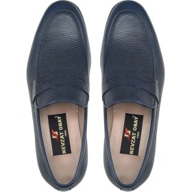 Resim Nevzat Onay Lacivert Loafer Erkek Günlük Ayakkabı 