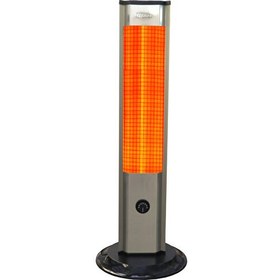 Resim UFOMAX Kule Tipi TMR (Termostatlı) 2500W Carbonmatic Elektrikli Isıtıcı - INOX UC-410 